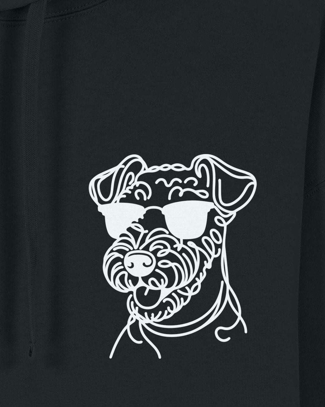 Line Art - Cooler Airedale Terrier - Motiv