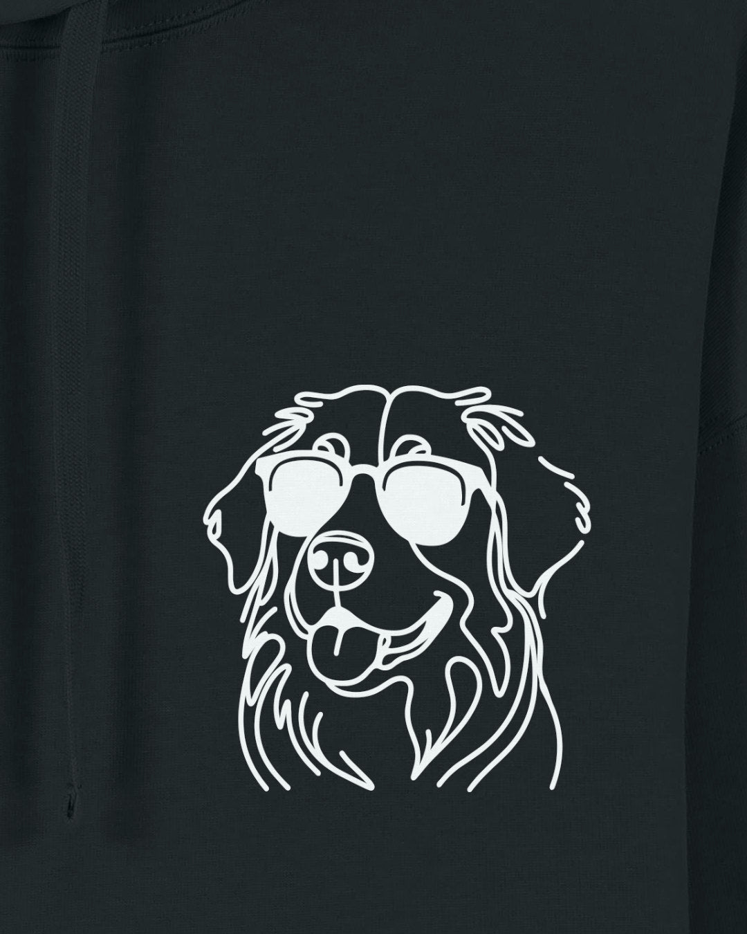 Line Art - Cooler Berner Sennenhund - Motiv
