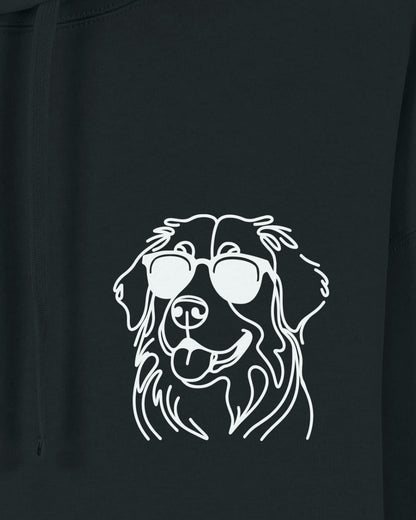 Line Art - Cooler Berner Sennenhund - Motiv