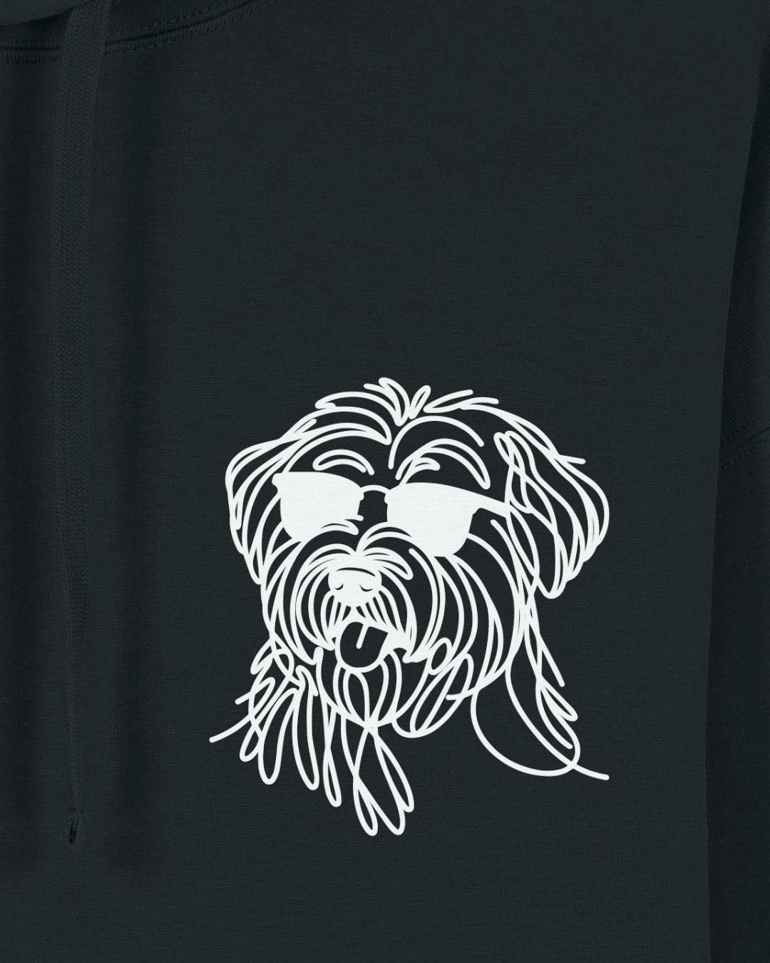 Line Art - Cooler Briard - Motiv