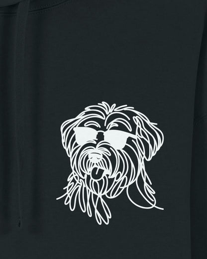 Line Art - Cooler Briard - Motiv