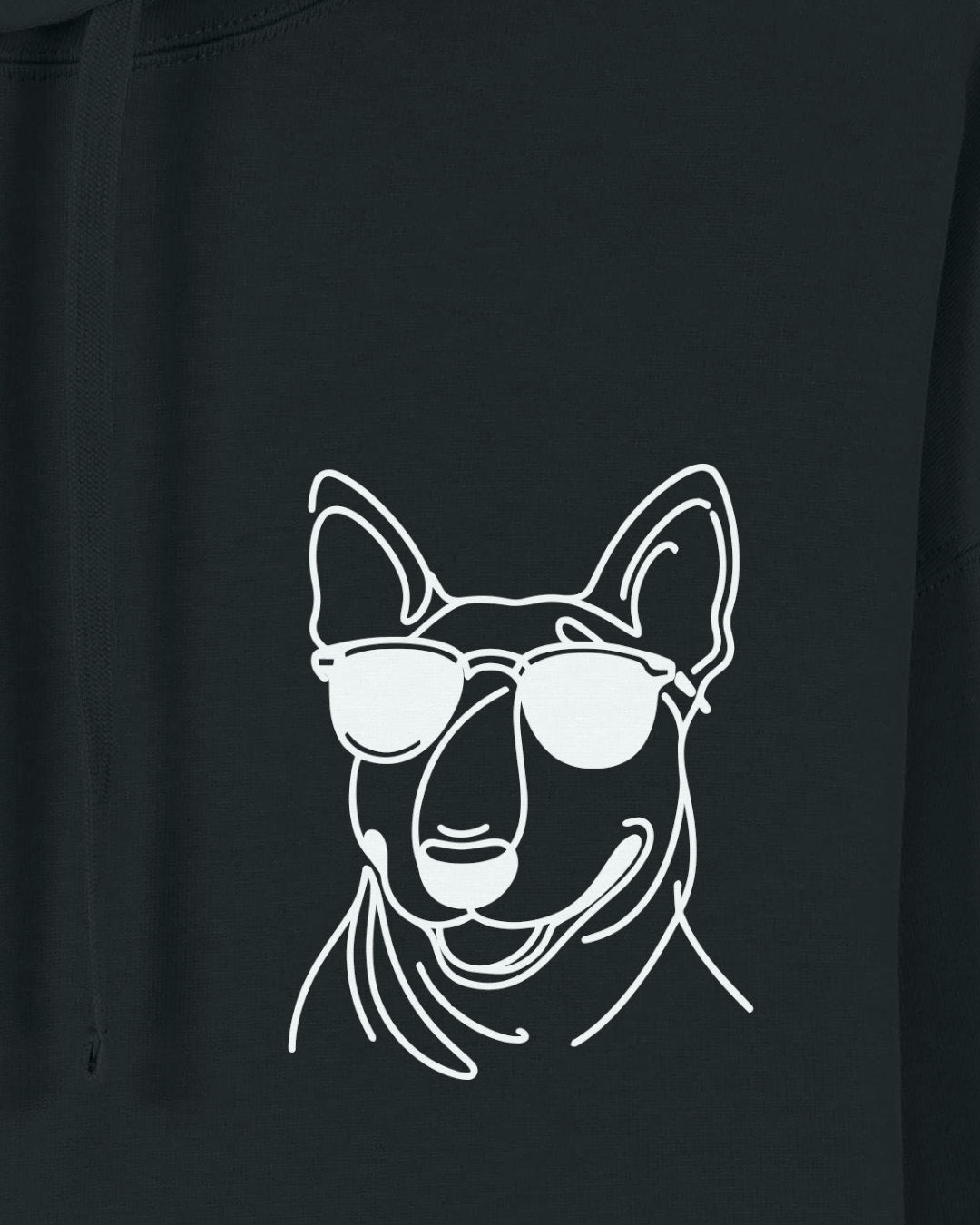 Line Art - Cooler Bullterrier - Motiv