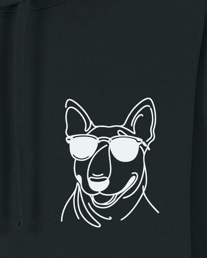 Line Art - Cooler Bullterrier - Motiv