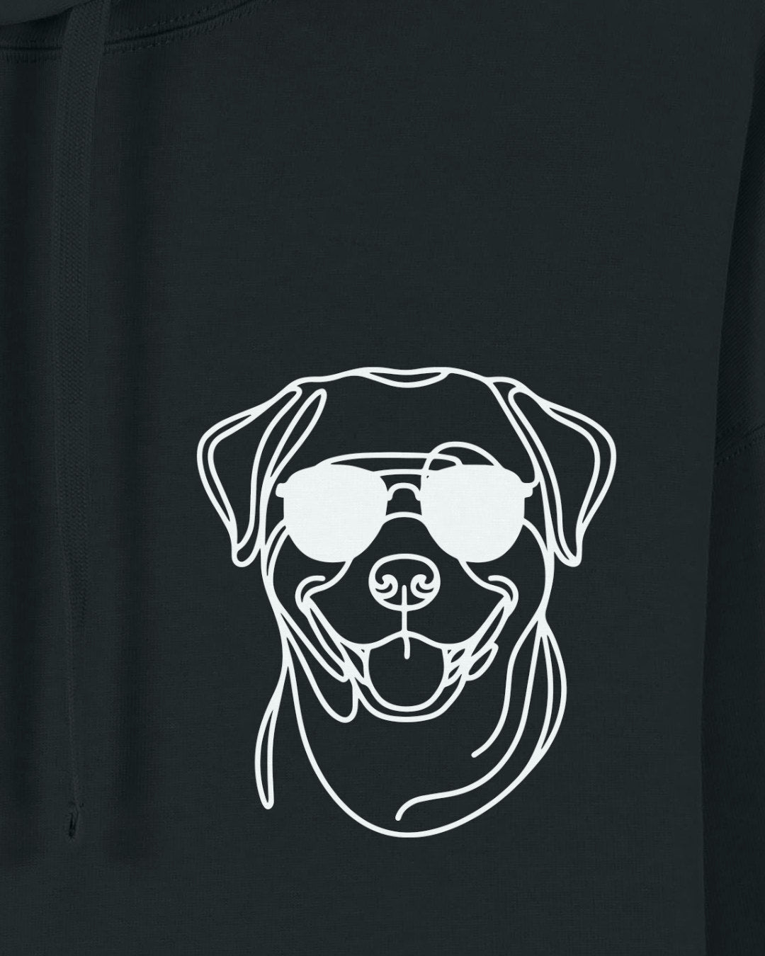 Line Art - Cooler Rottweiler - Motiv