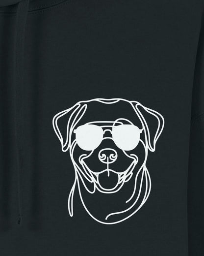 Line Art - Cooler Rottweiler - Motiv