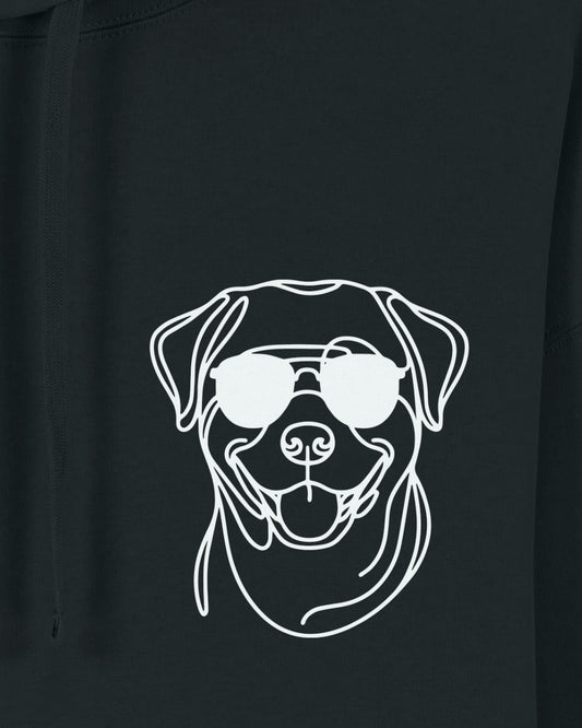 Line Art - Cooler Rottweiler - Motiv