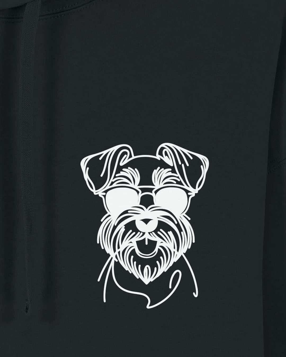 Detailbild - Line Art - Cooler Hund - Schnauzer