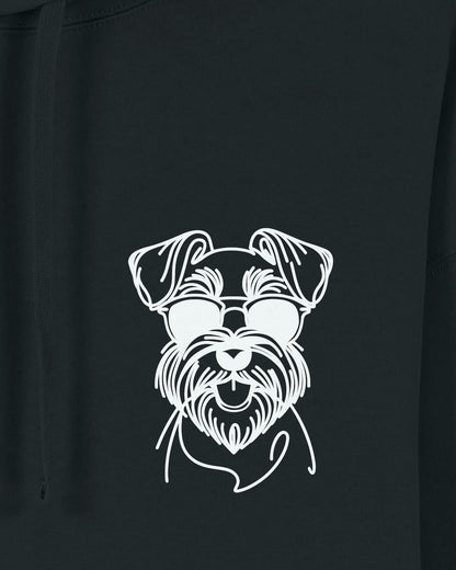 Detailbild - Line Art - Cooler Hund - Schnauzer