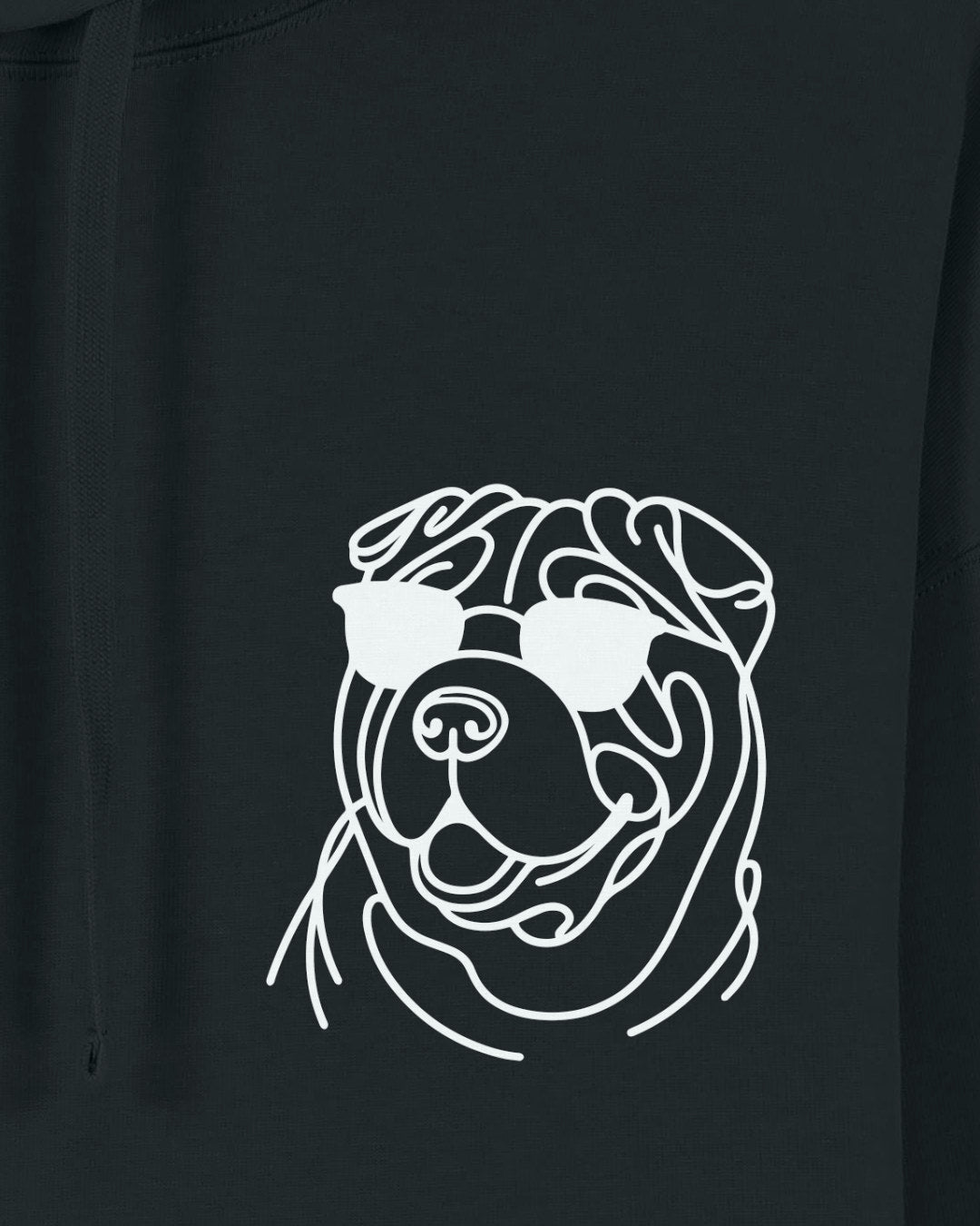 Line Art - Cooler Shar-Pei - Motiv