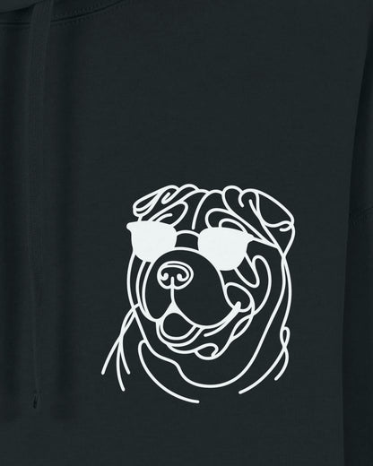 Line Art - Cooler Shar-Pei - Motiv