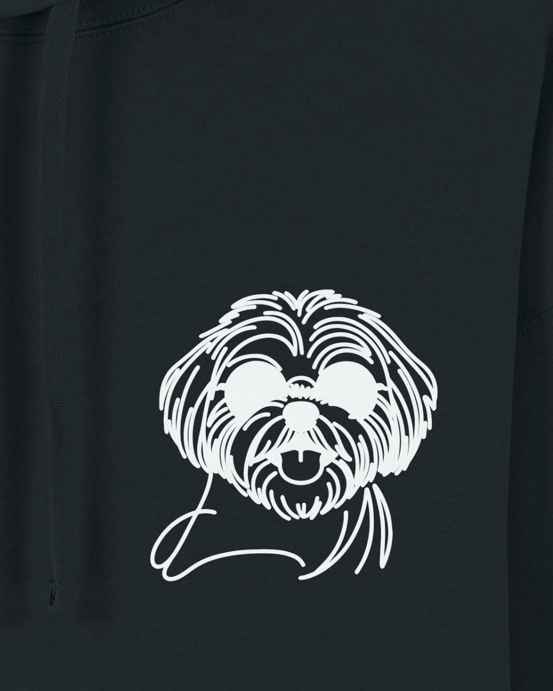 Line Art - Cooler Shih Tzu - Motiv