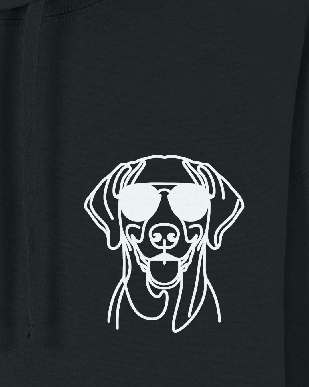 Line Art - Cooler Weimaraner - Motiv