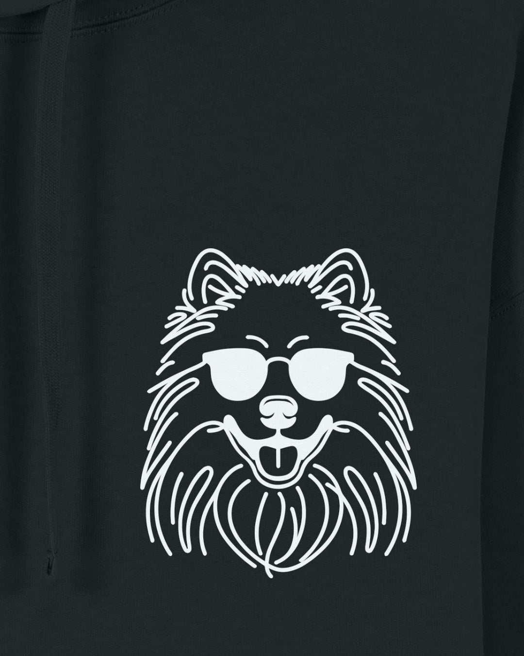 Line Art - Cooler Wolfsspitz - Motiv