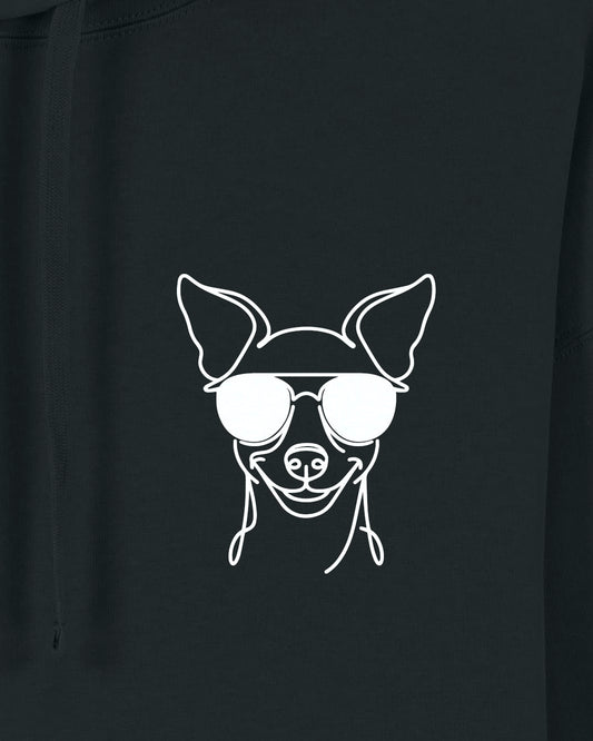 Motiv nah - Line Art - Cooler Zwergpinscher