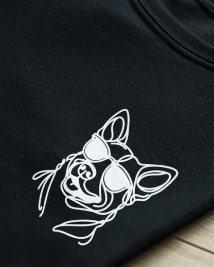 Line Art - Cooler Australian Cattle Dog - Motiv