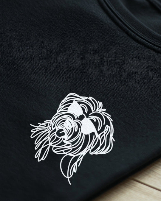 Line Art - Cooler Briard - Motiv