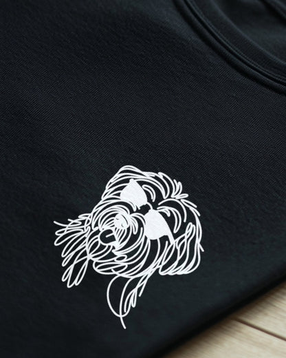 Line Art - Cooler Briard - Motiv