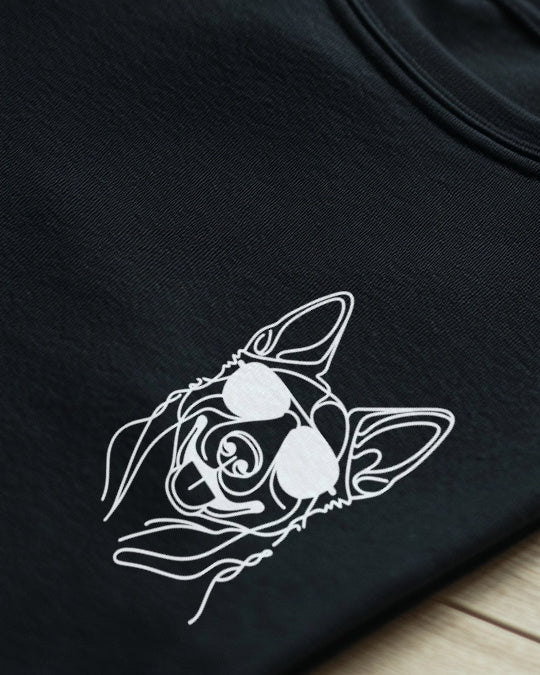 Motiv nah - Line Art - Cooler Malinois