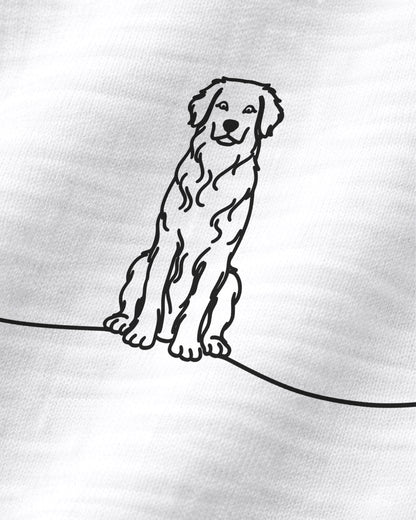 Motiv nah - Line Art - Hovawart mit Herz