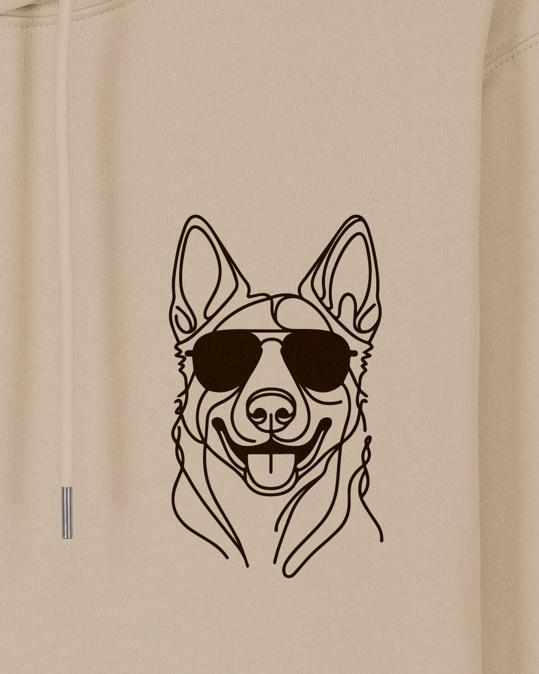 Motiv nah - Line Art - Cooler Malinois