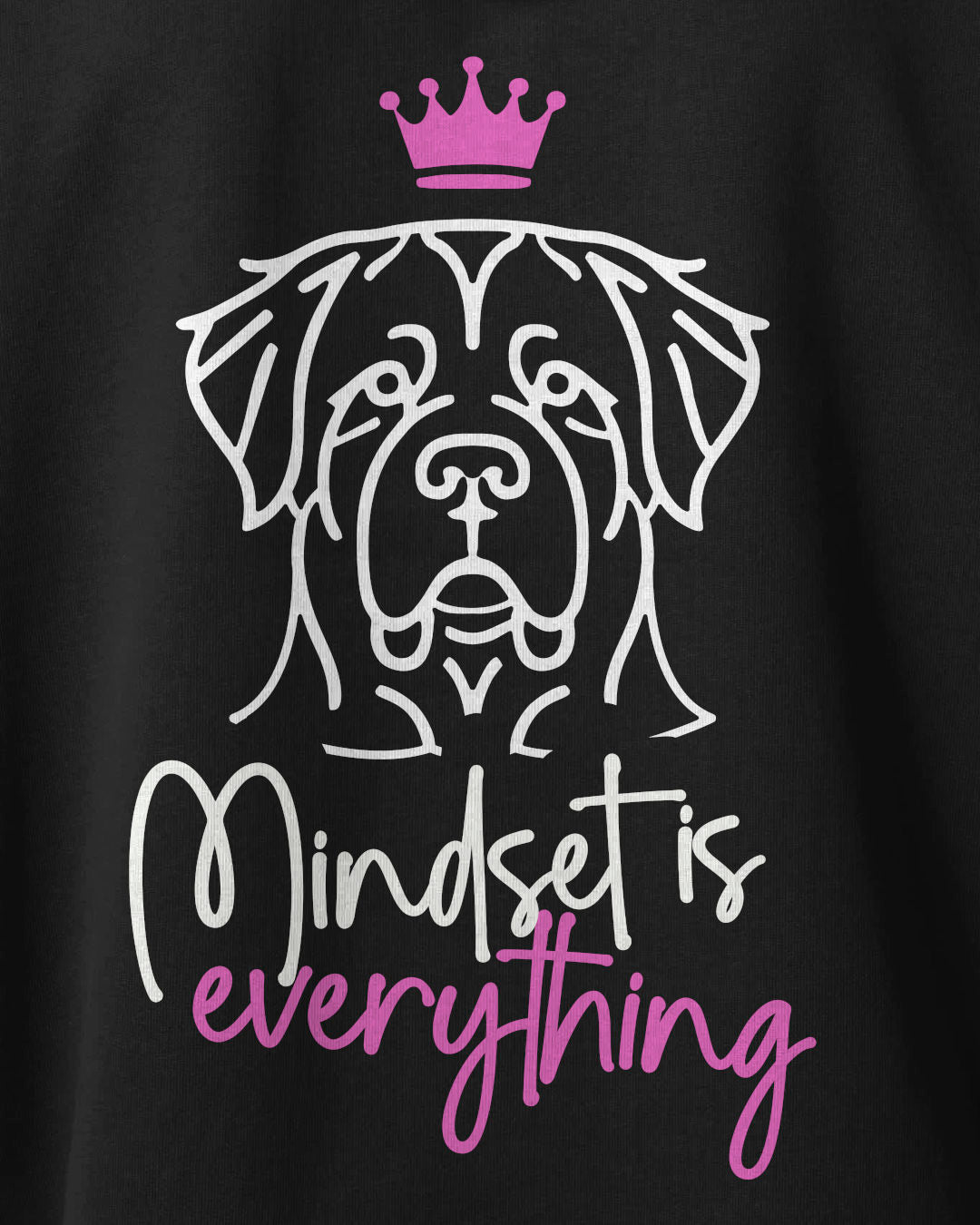 Motiv nah - Mindset is everything - Bernhardiner