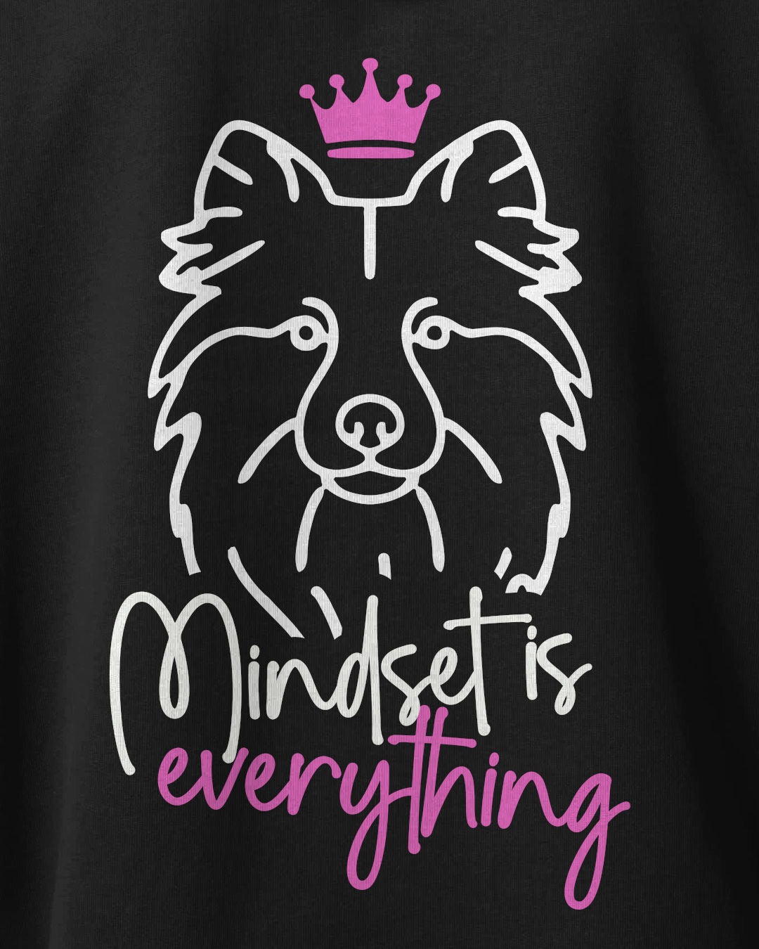 Motiv nah - Mindset is everything - Islandhund