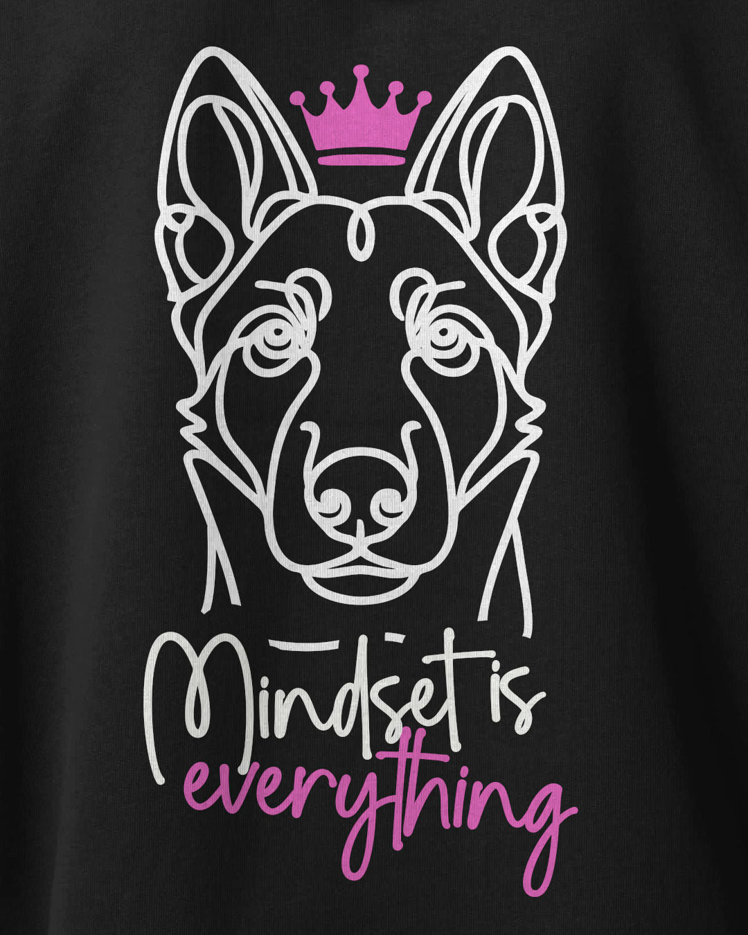 Motiv nah - Mindset is everything - Malinois