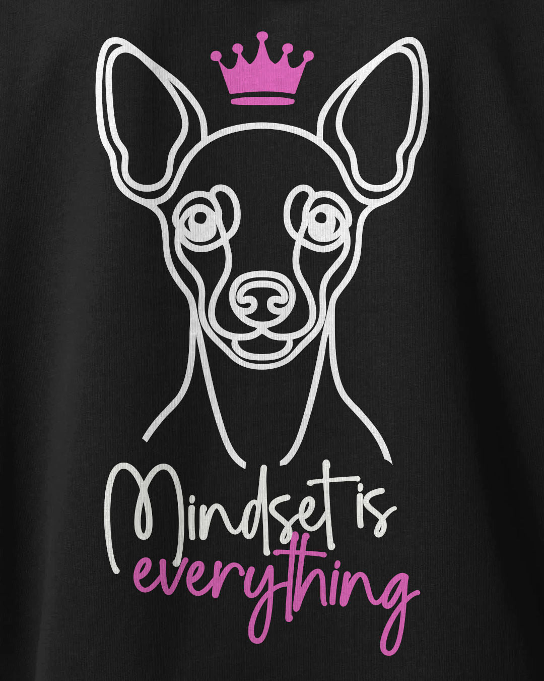 Motiv nah - Mindset is everything - Zwergpinscher