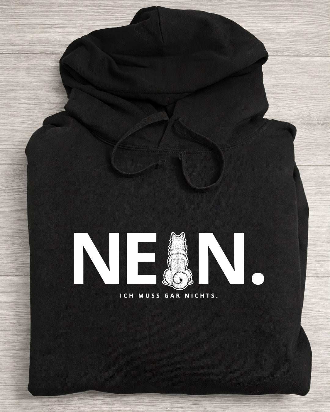 Motiv nah - Nein. Ich muss gar nichts. - Islandhund
