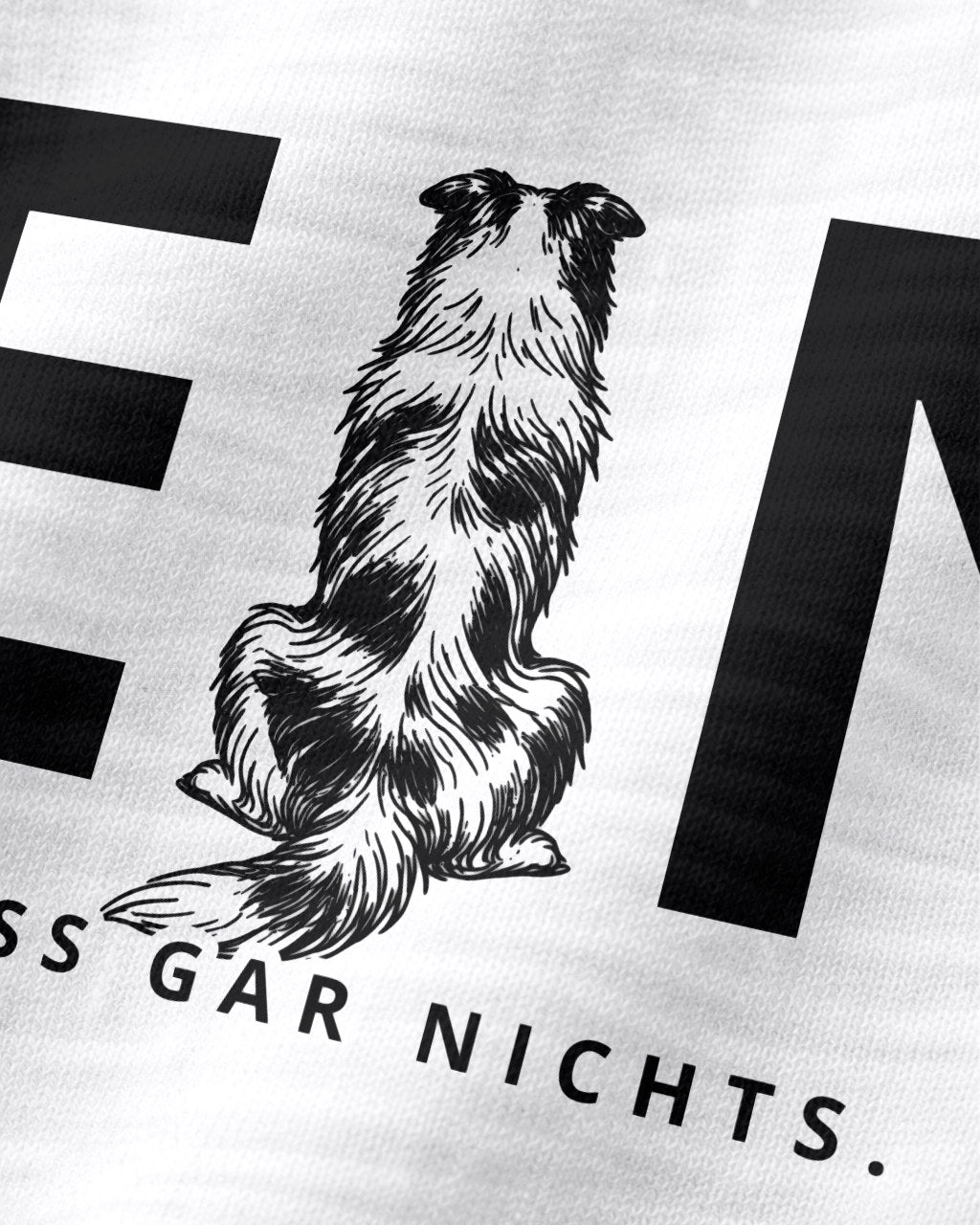 Motiv nah - Nein. Ich muss gar nichts. - Australian Shepherd