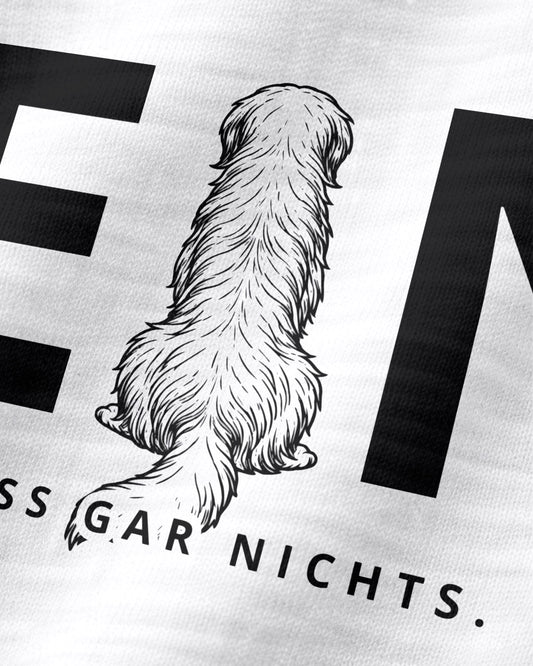 Motiv nah - Nein. Ich muss gar nichts. - Bearded Collie