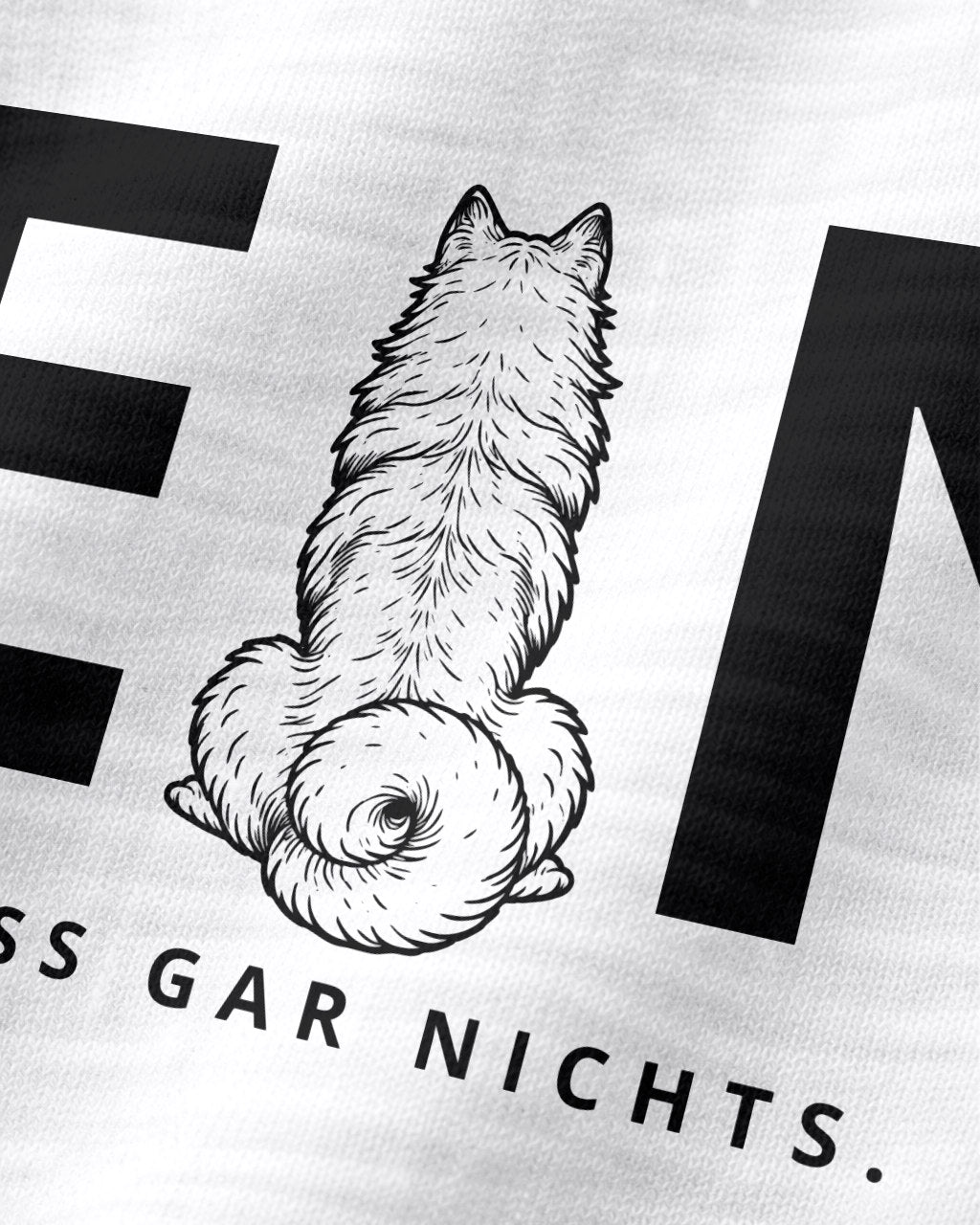 Motiv nah - Nein. Ich muss gar nichts. - Eurasier