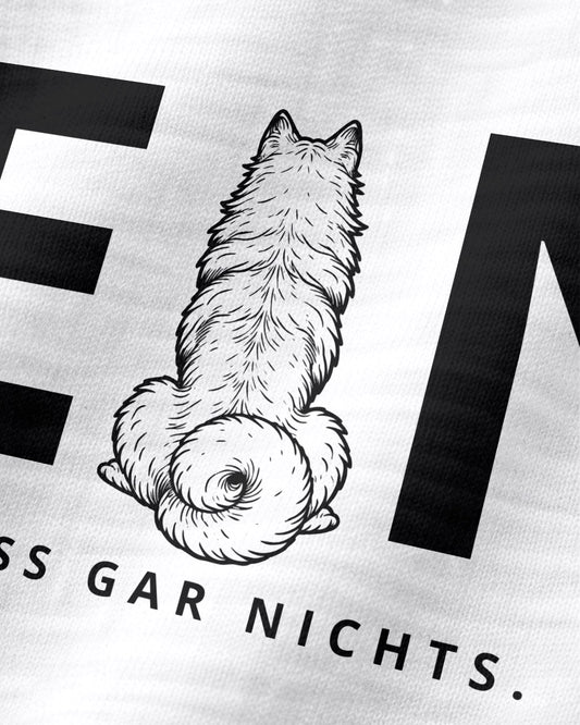 Motiv nah - Nein. Ich muss gar nichts. - Eurasier