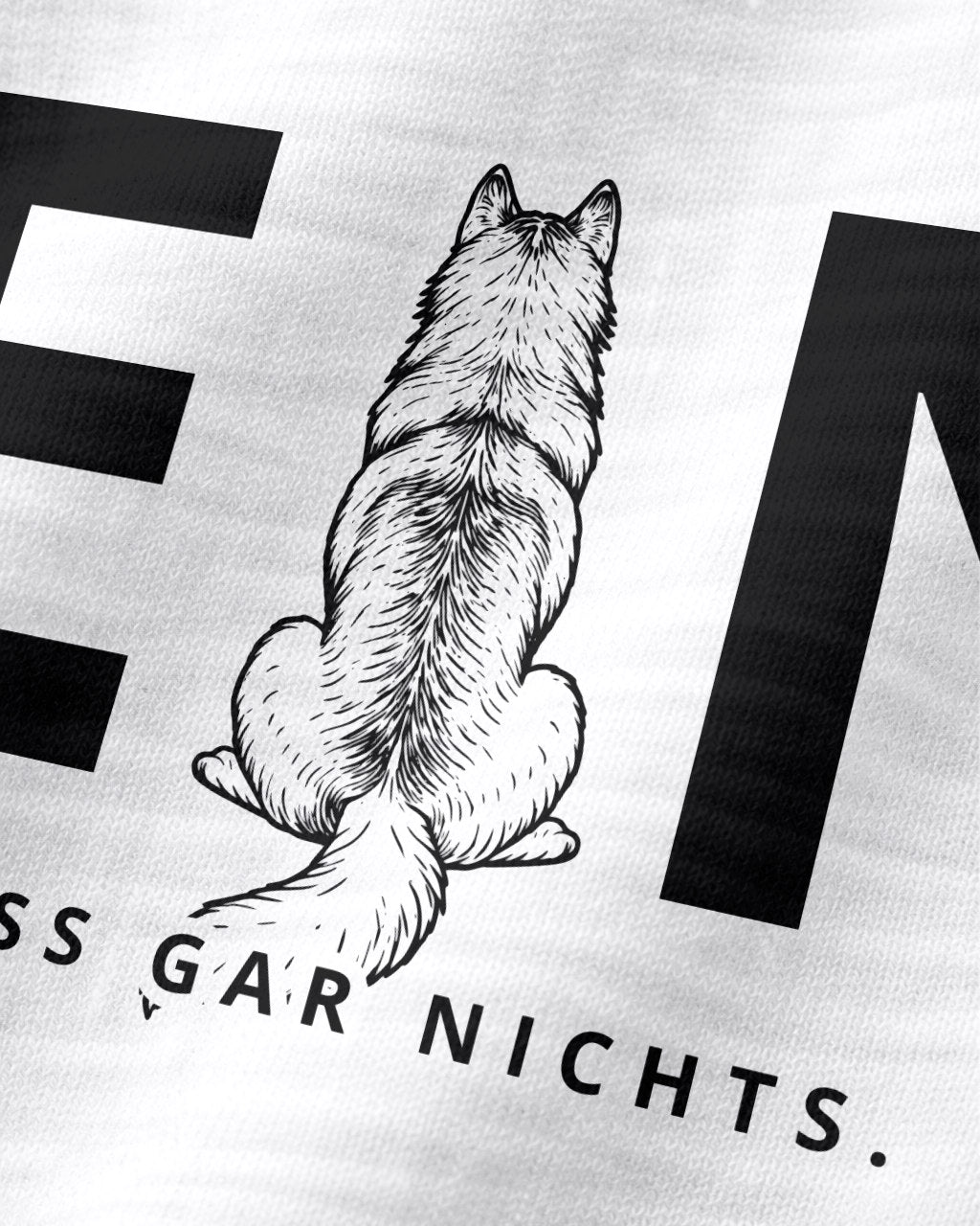 Motiv nah - Nein. Ich muss gar nichts. - Husky