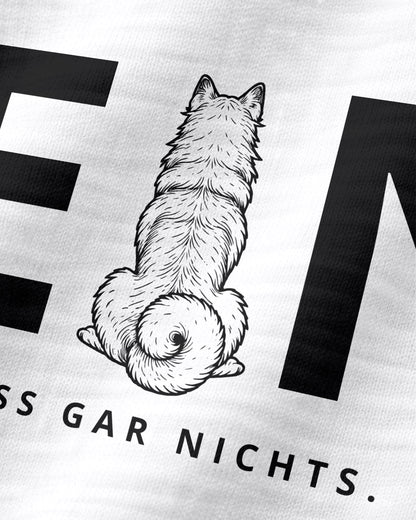 Motiv nah - Nein. Ich muss gar nichts. - Islandhund