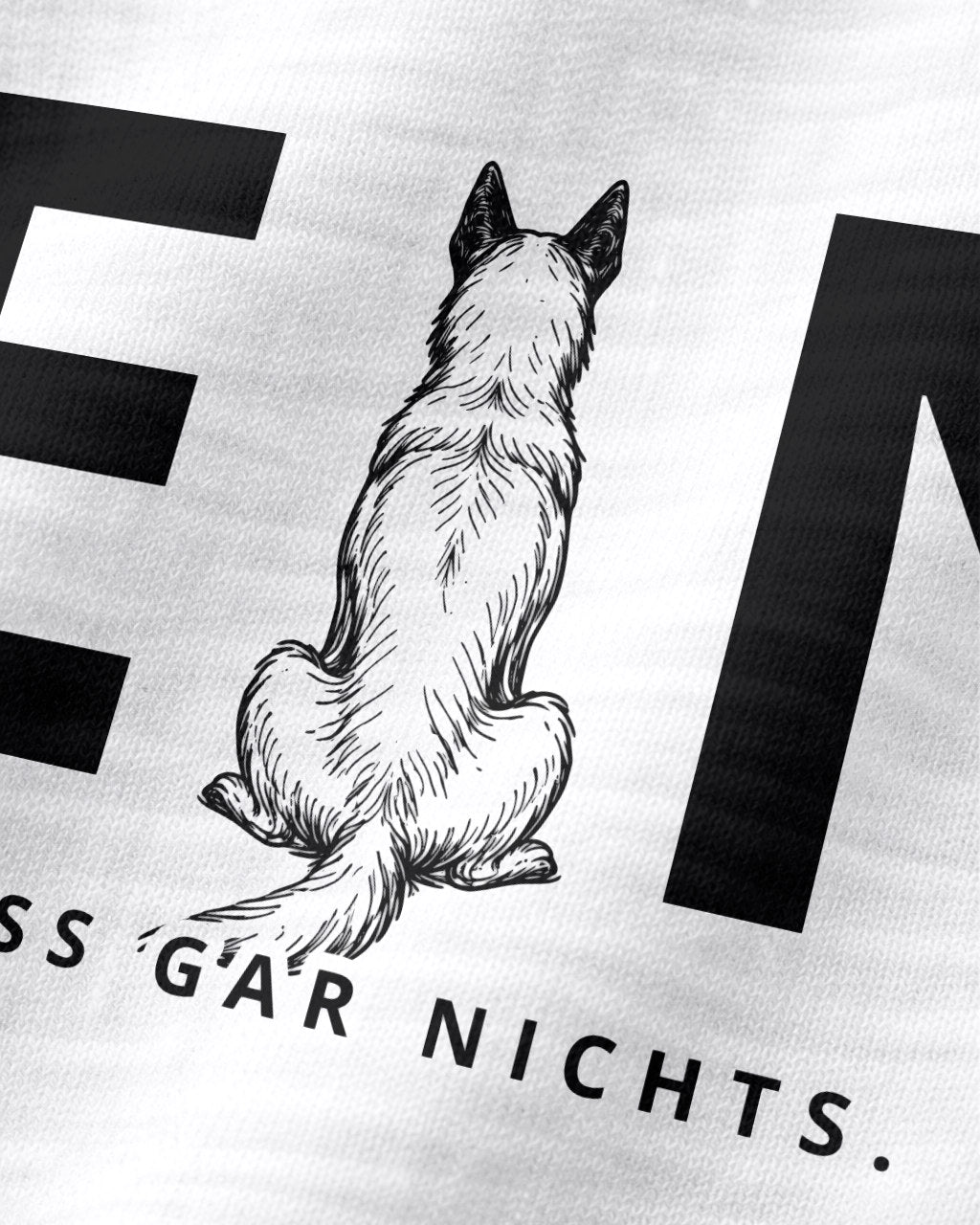 Motiv nah - Nein.Ich muss gar nichts. - Malinois