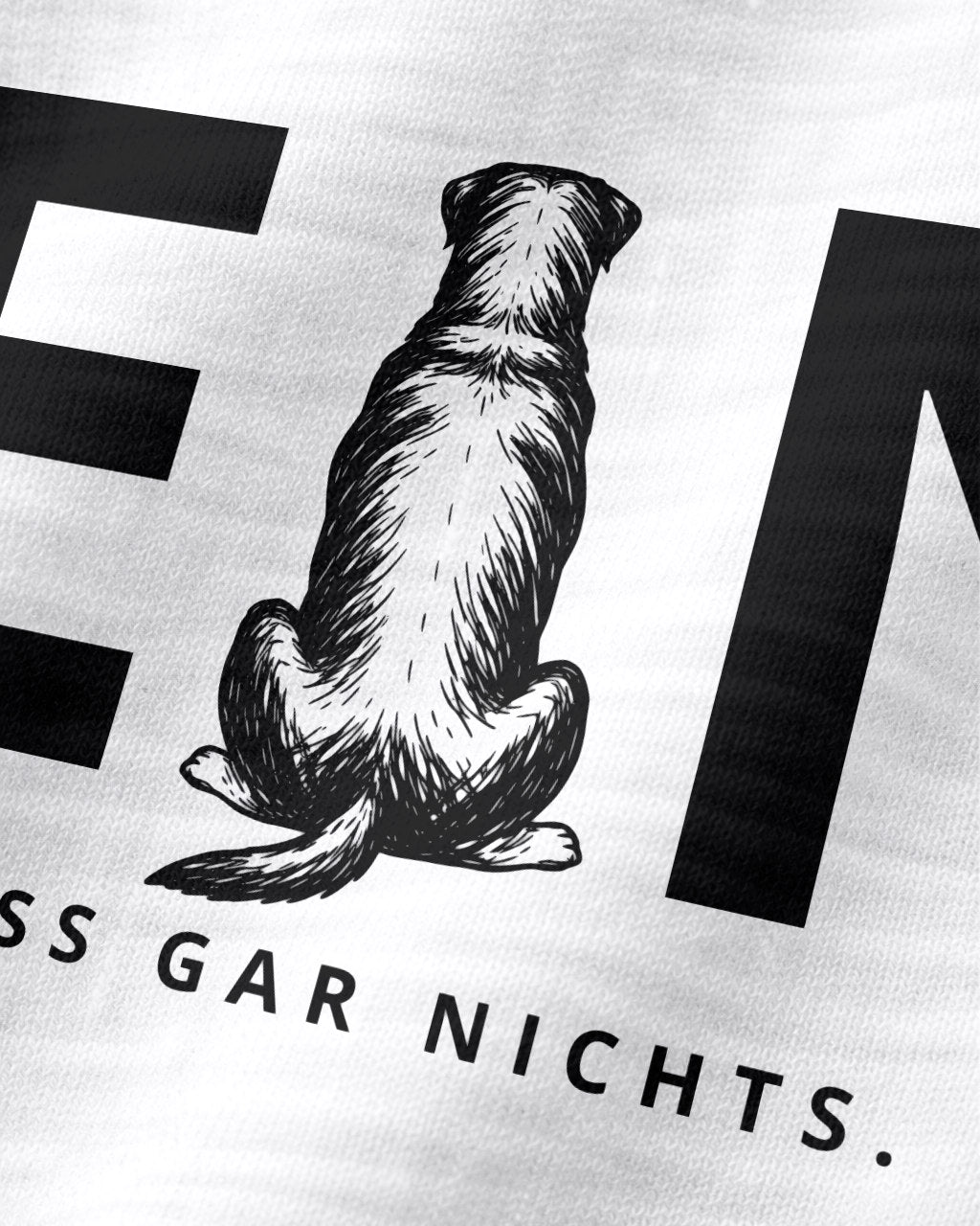 Nein. Ich muss gar nichts. - Rottweiler - Detailaufnahme