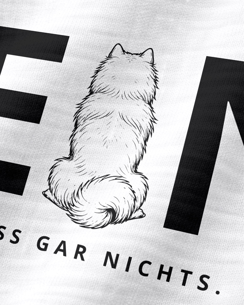 Motiv nah - Nein. Ich muss gar nichts. - Samojede