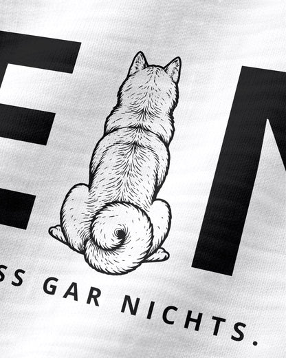 Motiv nah - Nein. Ich muss gar nichts. - Shiba Inu
