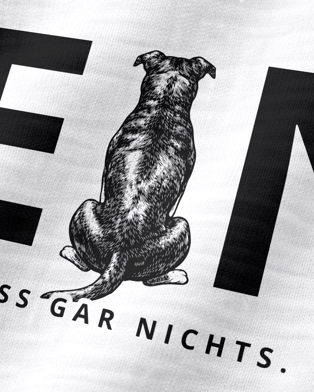 Nein. Ich muss gar nichts. - Staffy - Detailaufnahme