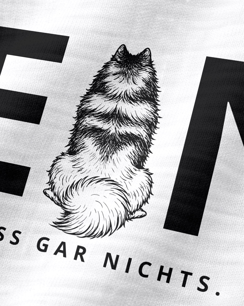 Motiv nah - Nein. Ich muss gar nichts. - Wolfsspitz