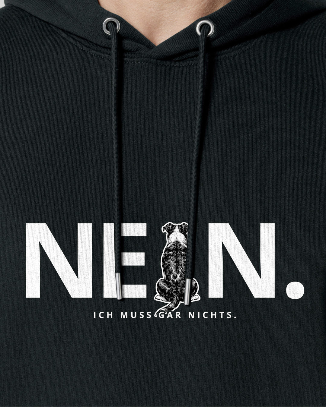 Motiv nah - Nein. Ich muss gar nichts. - American Staffordshire Terrier