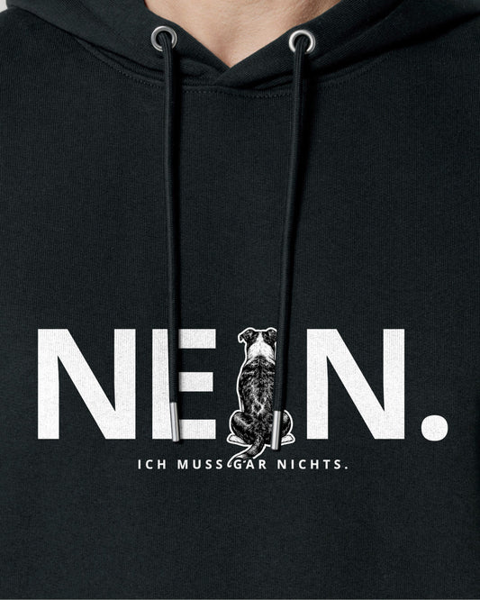 Motiv nah - Nein. Ich muss gar nichts. - American Staffordshire Terrier