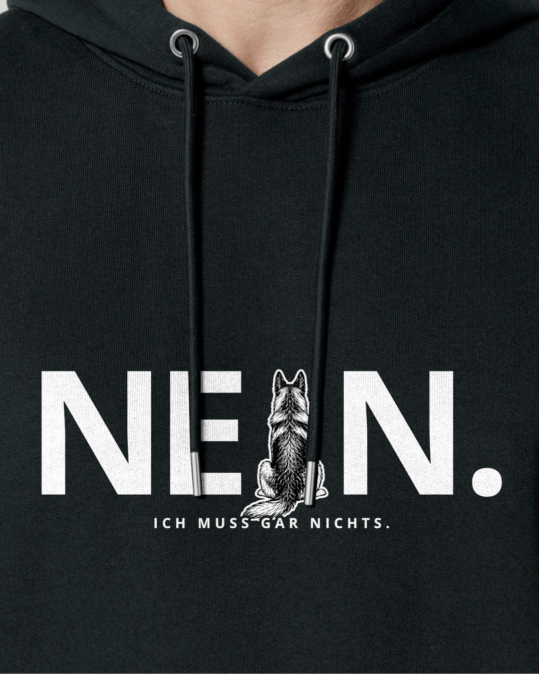 Motiv nah - Nein.Ich muss gar nichts. - Deutscher Schäferhund