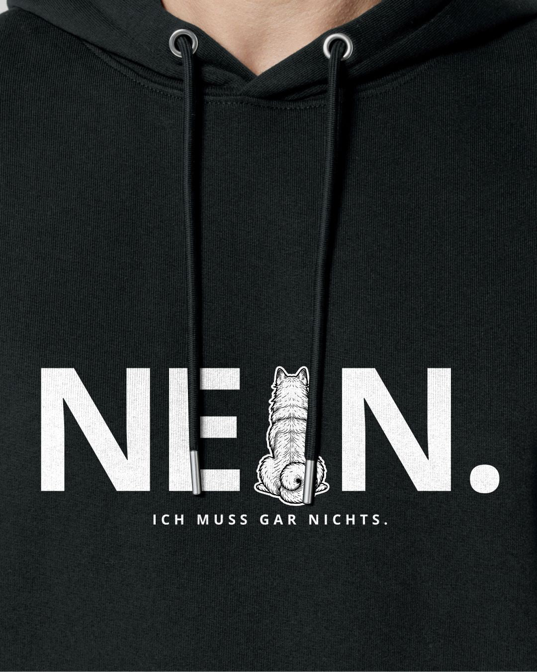 Motiv nah - Nein. Ich muss gar nichts. - Islandhund