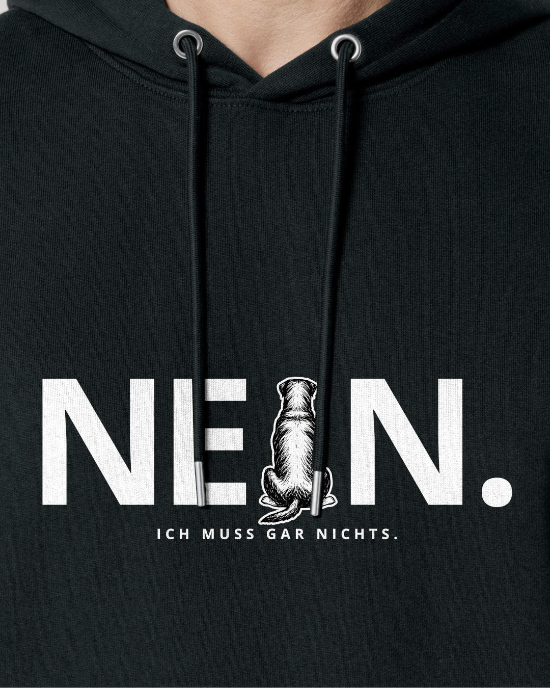 Motiv nah - Nein. Ich muss gar nichts. - Rottweiler