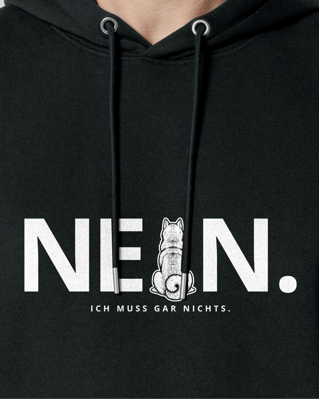 Motiv nah - Nein. Ich muss gar nichts. - Shiba Inu