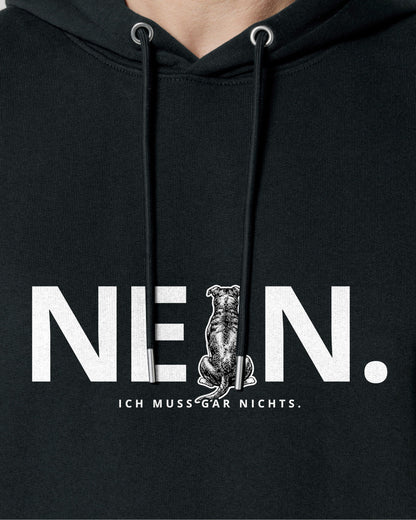 Motiv nah - Nein. Ich muss gar nichts. - Staffordshire Bullterrier