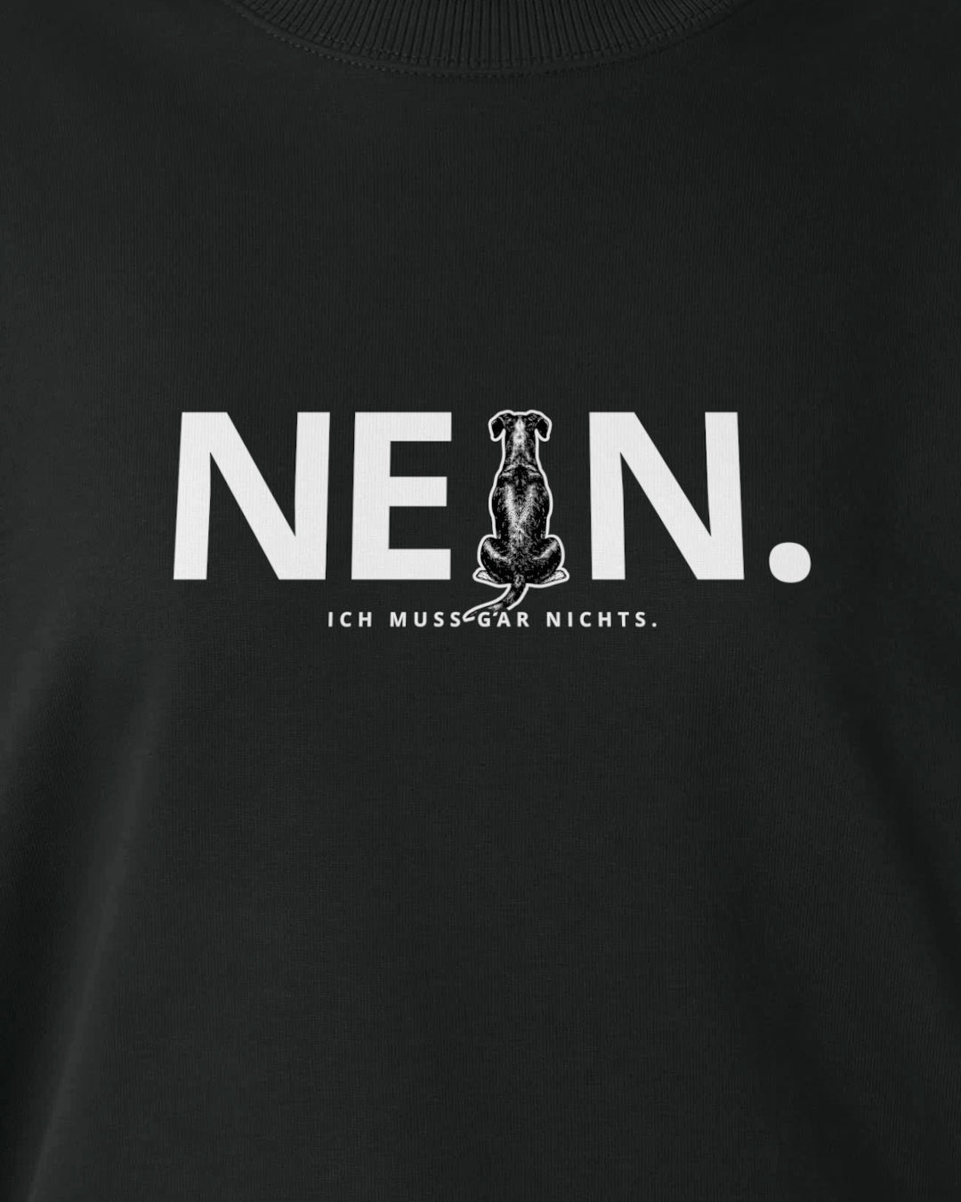 Motiv nah - Nein. Ich muss gar nichts. - Deutscher Pinscher