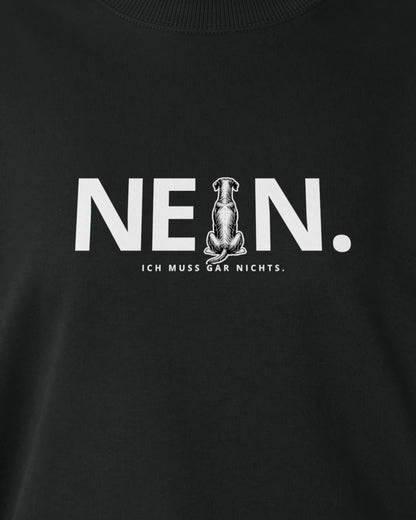 Motiv nah - Nein. Ich muss gar nichts. - Dobermann